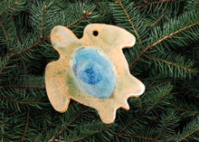Load image into Gallery viewer, Sea Turtle Recovery Ornament  - Hand Crafted Ceramic
